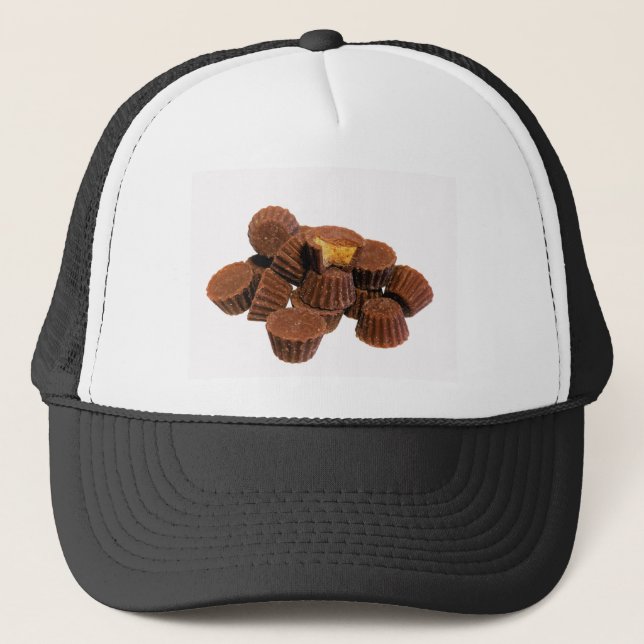 Gorra De Camionero Mini Tratamientos de chocolate y maní (Anverso)