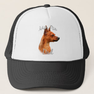 Gorra De Camionero Miniatura Pinscher (óxido) papá 2
