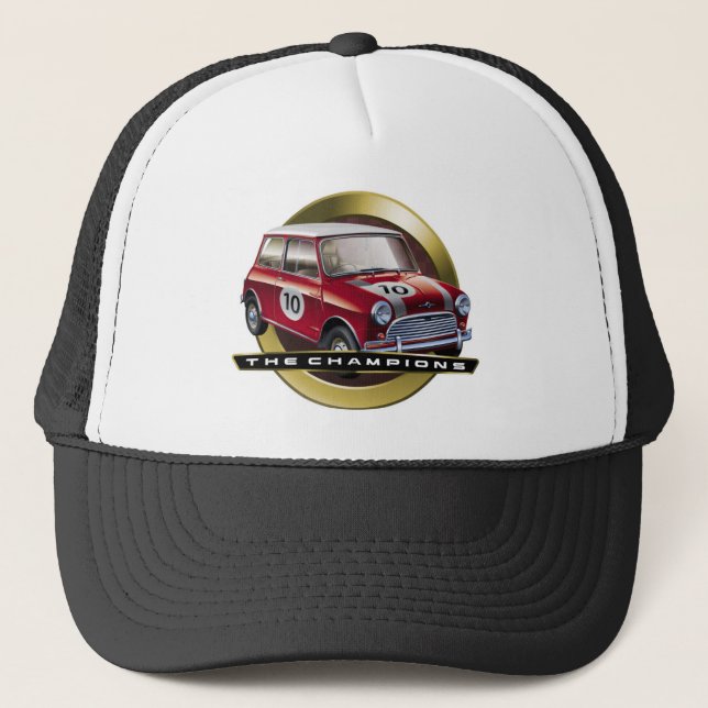 Gorra De Camionero MiniCooper S rojo (Anverso)