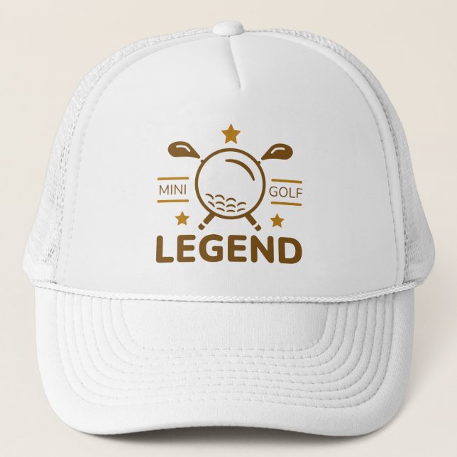 Gorra De Camionero Minigolf Legend (Anverso)