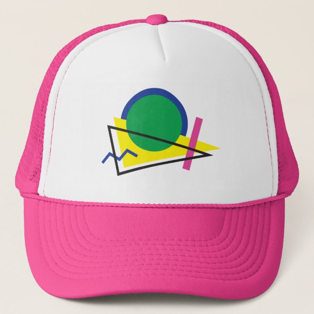 Gorra De Camionero Minimal Memphis (Anverso)