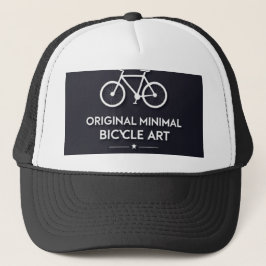 Gorra De Camionero Minimalist Bicycle Art