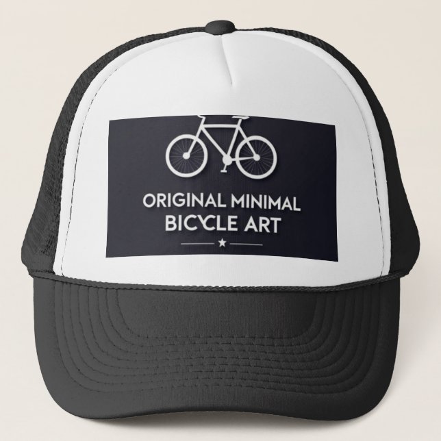 Gorra De Camionero Minimalist Bicycle Art (Anverso)