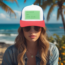 Gorra De Camionero Minimalist Personalized Kissed by the Sun