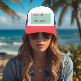 Gorra De Camionero Minimalist Personalized Kissed by the Sun