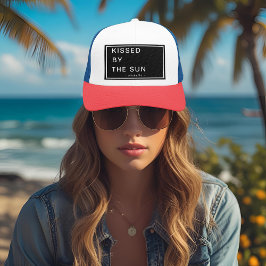 Gorra De Camionero Minimalist Personalized Kissed by the Sun