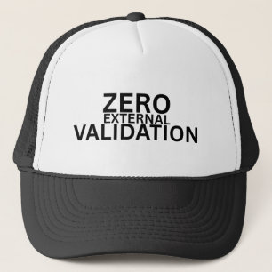 Gorra de camionero minimalista con validación exte
