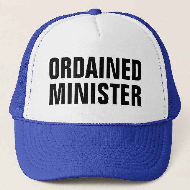Gorra De Camionero ministro ordenado (Anverso)