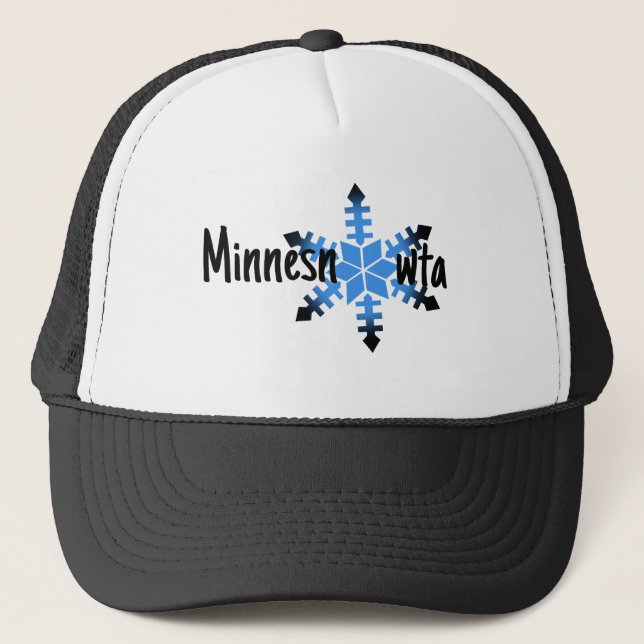Gorra De Camionero Minnesnowta Funny (Anverso)