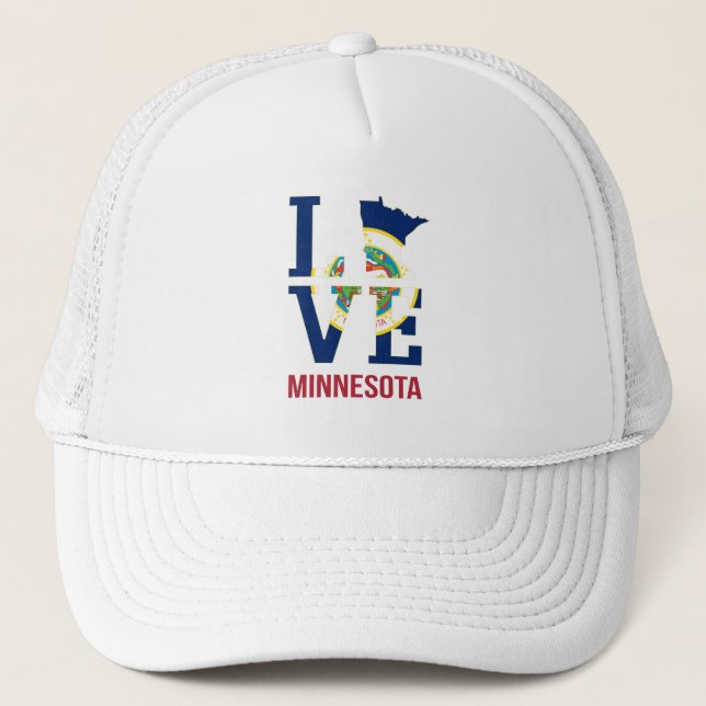 Gorra De Camionero Minnesota State USA Love (Anverso)