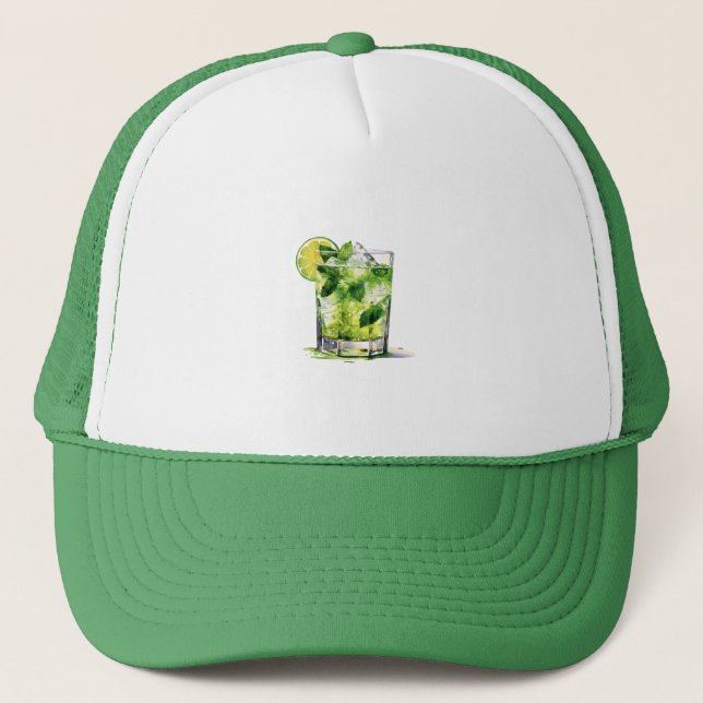 Gorra De Camionero Mint Mojito Con Lime (Anverso)