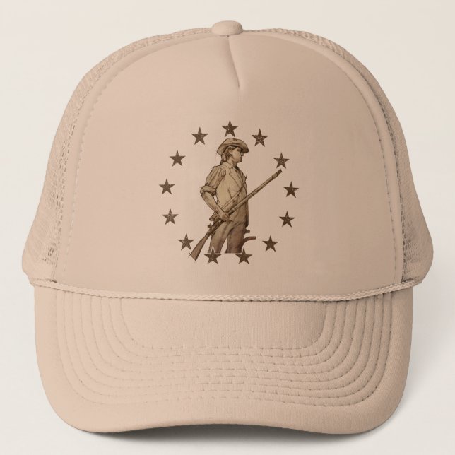 Gorra De Camionero Minuteman de la concordia (Anverso)