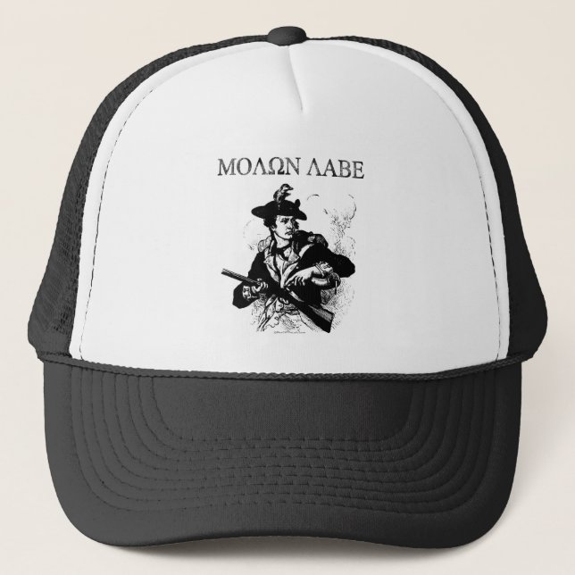 Gorra De Camionero Minuteman de Molon Labe (Anverso)