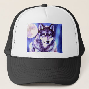 Gorra De Camionero Mirada del lobo - lobo solo