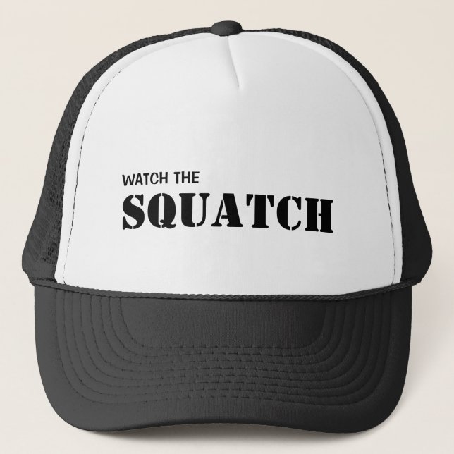 Gorra De Camionero Mire el Squatch (Anverso)