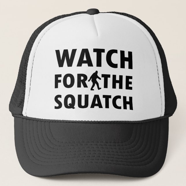 Gorra De Camionero Mire para Squatch (Anverso)