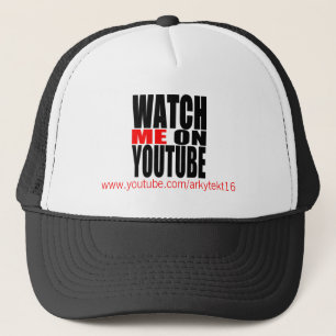 Gorra De Camionero Míreme en YouTube los   modernos (oscuro)