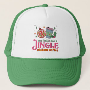 Gorra De Camionero Mis campanas no se mezclan sin café, Navidades