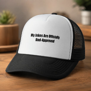 Gorra De Camionero Mis chistes tienen oficialmente el humor aprobado 