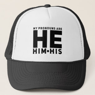 Gorra De Camionero Mis Pronounes son ÉL ÉL SU