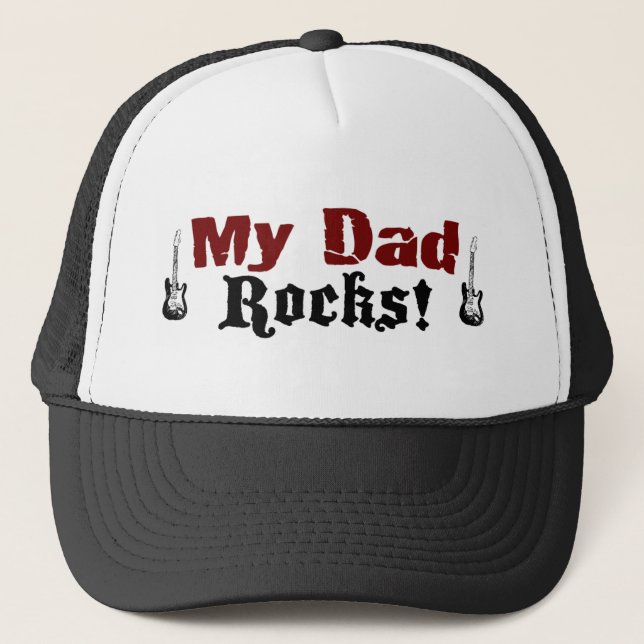 Gorra De Camionero Mis rocas del papá (Anverso)