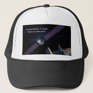 Gorra De Camionero Misión de Escultismo al Asteroide 16 Psique