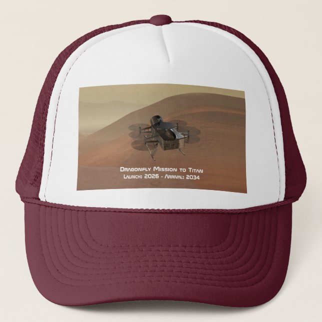 Gorra De Camionero Misión de la libélula a Titán (Anverso)
