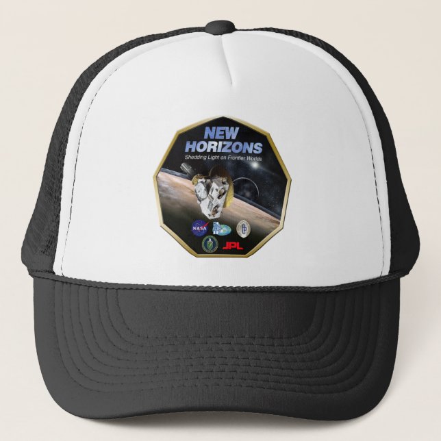 Gorra De Camionero ¡Misión de New Horizons en Plutón! (Anverso)
