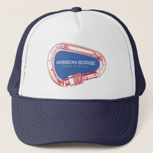 Gorra De Camionero Misión Gorge San Diego Escalada Mosquetón