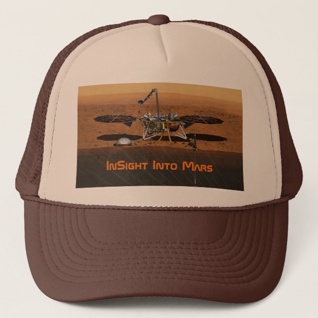 Gorra De Camionero Misión InSight Mars Lander (Anverso)