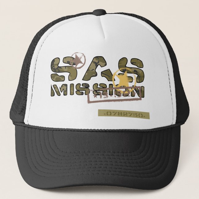 Gorra De Camionero Misión militar especial de las fuerzas militares (Anverso)