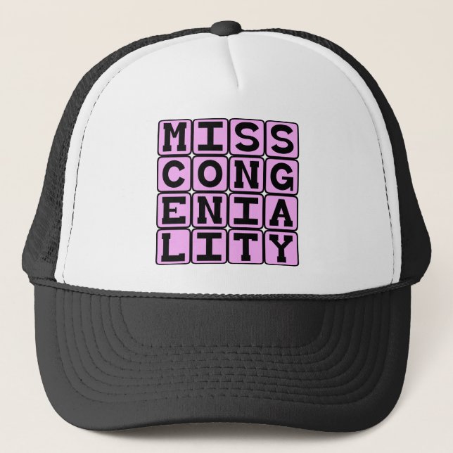 Gorra De Camionero Miss Simpatía, Premio del Concurso (Anverso)