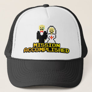 Gorra De Camionero "Mission Accomplished" Marriage (8-bit)