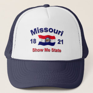 Gorra De Camionero Missouri me muestra el estado