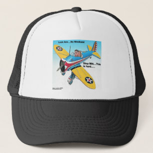 Gorra De Camionero Mitad Regalos y Tees divertidos para aviones sin v