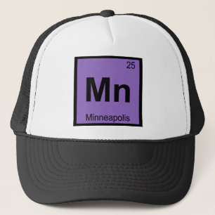 Gorra De Camionero Mn - Minneapolis Minnesota Chemistry City Symbol