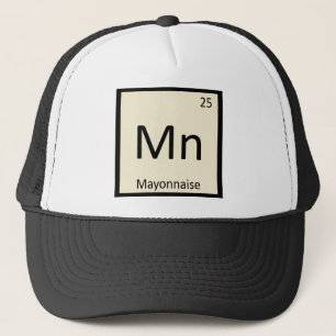 Gorra De Camionero Mn - Química de Condimento de Mayonesa Tabla Perió
