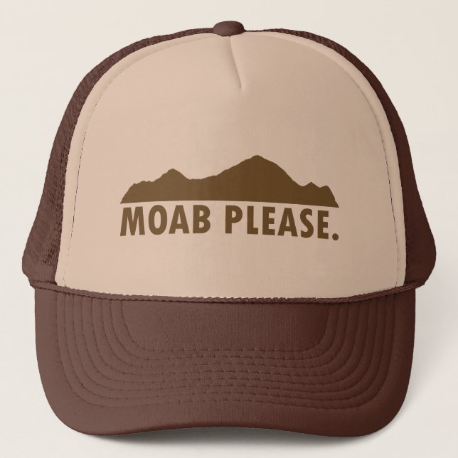 Gorra De Camionero Moab Please (Anverso)