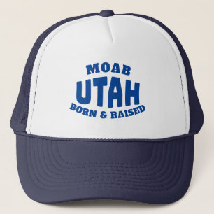 Gorra De Camionero Moab Utah nació y creció