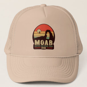 Gorra De Camionero Moab Utah Vintage Desert Sunset Retro Souvenir 60