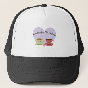 Gorra De Camionero Mocha Me Feliz