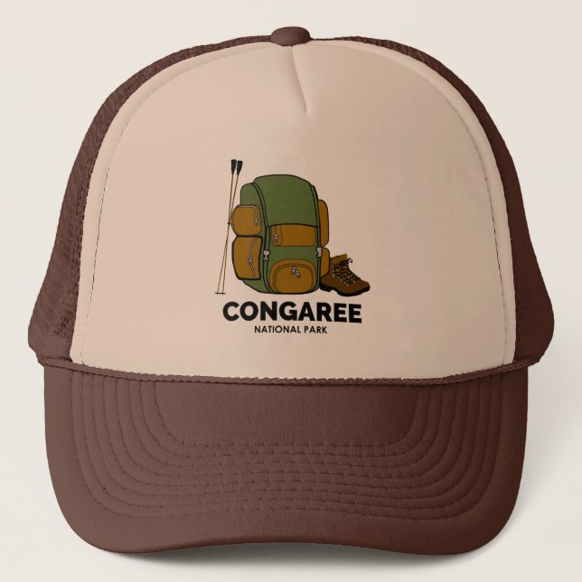 Gorra De Camionero Mochila del Parque Nacional Congaree (Anverso)