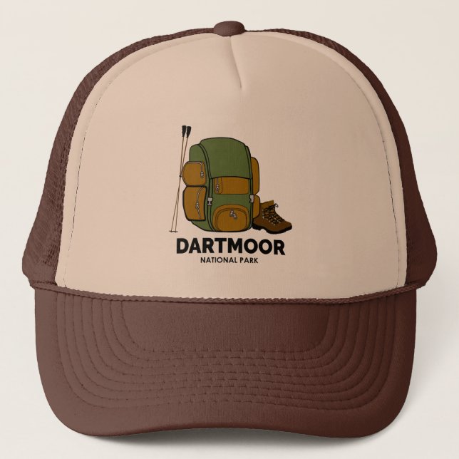 Gorra De Camionero Mochila del Parque Nacional Dartmoor (Anverso)