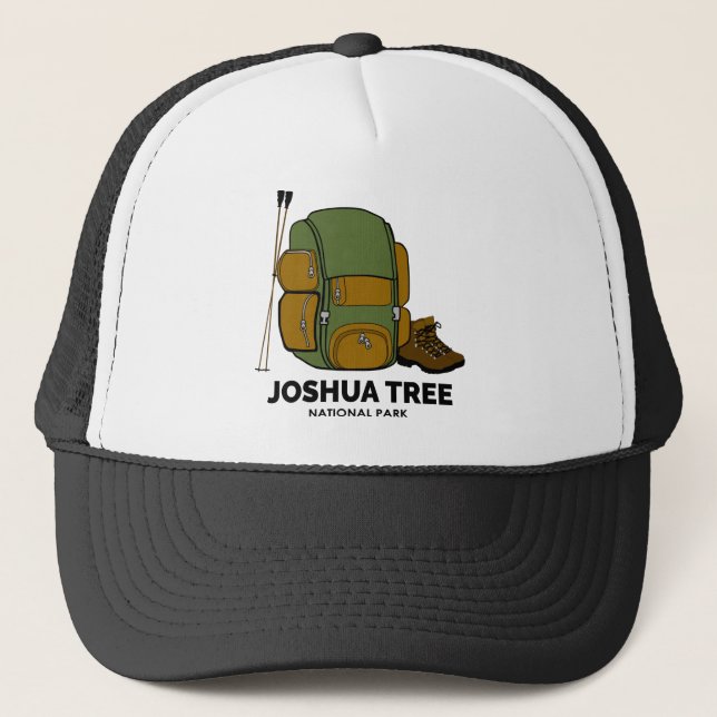 Gorra De Camionero Mochila del parque nacional Joshua Tree (Anverso)