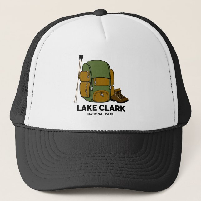 Gorra De Camionero Mochila del Parque Nacional Lake Clark (Anverso)