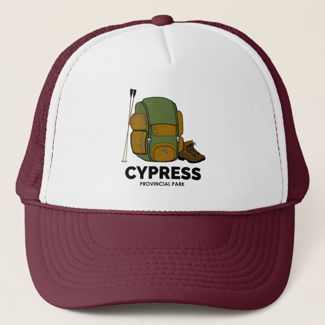 Gorra De Camionero Mochila del Parque Provincial Cypress (Anverso)