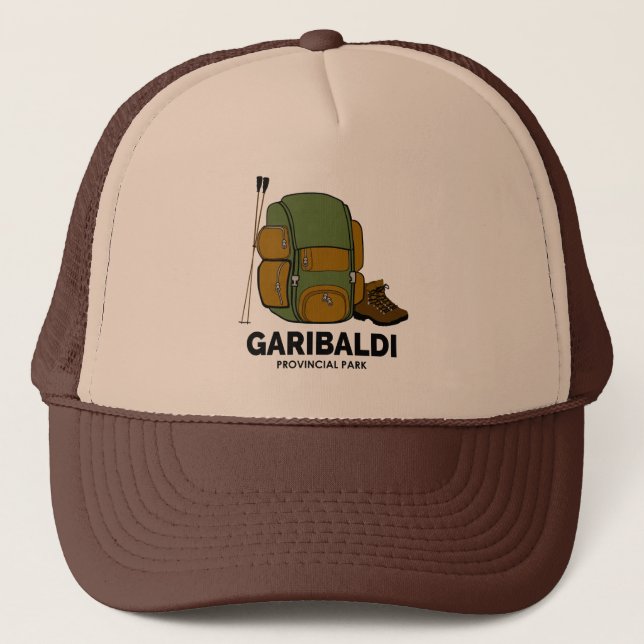 Gorra De Camionero Mochila del parque provincial Garibaldi (Anverso)