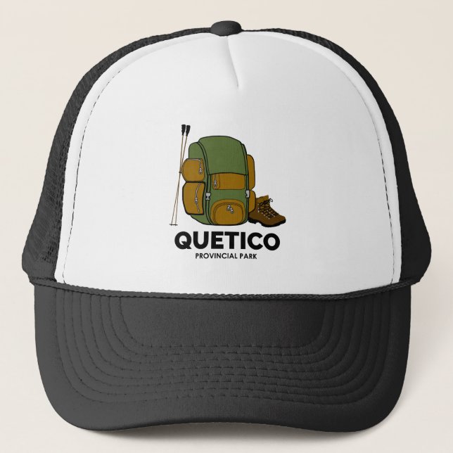 Gorra De Camionero Mochila del Parque Provincial Quetico (Anverso)