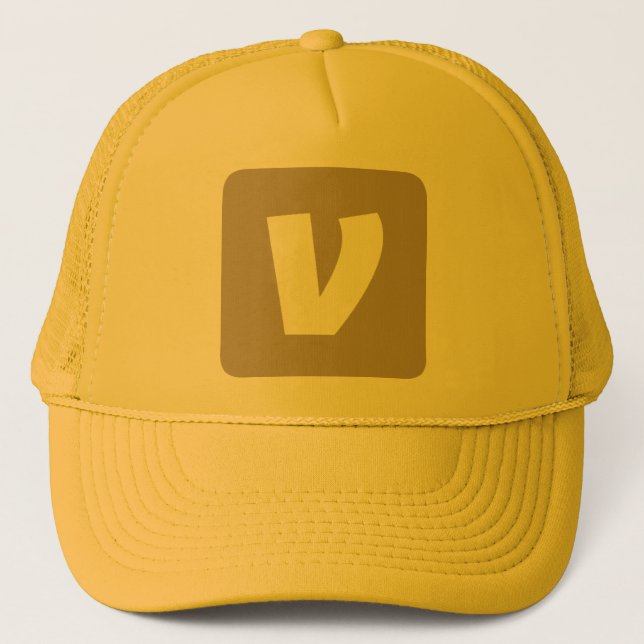 Gorra De Camionero Moda DE ESTILO MÍNIMO MODERNO MONOGRAM ELEGANTE SI (Anverso)