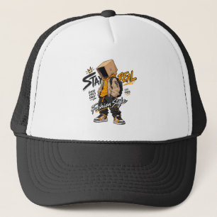 Gorra De Camionero Moda urbana de calle Personaje – Graffiti genial